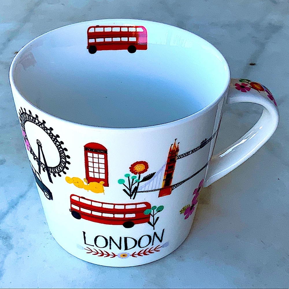 GRACES TEAWARE LONDON COFFEE MUG CUP
